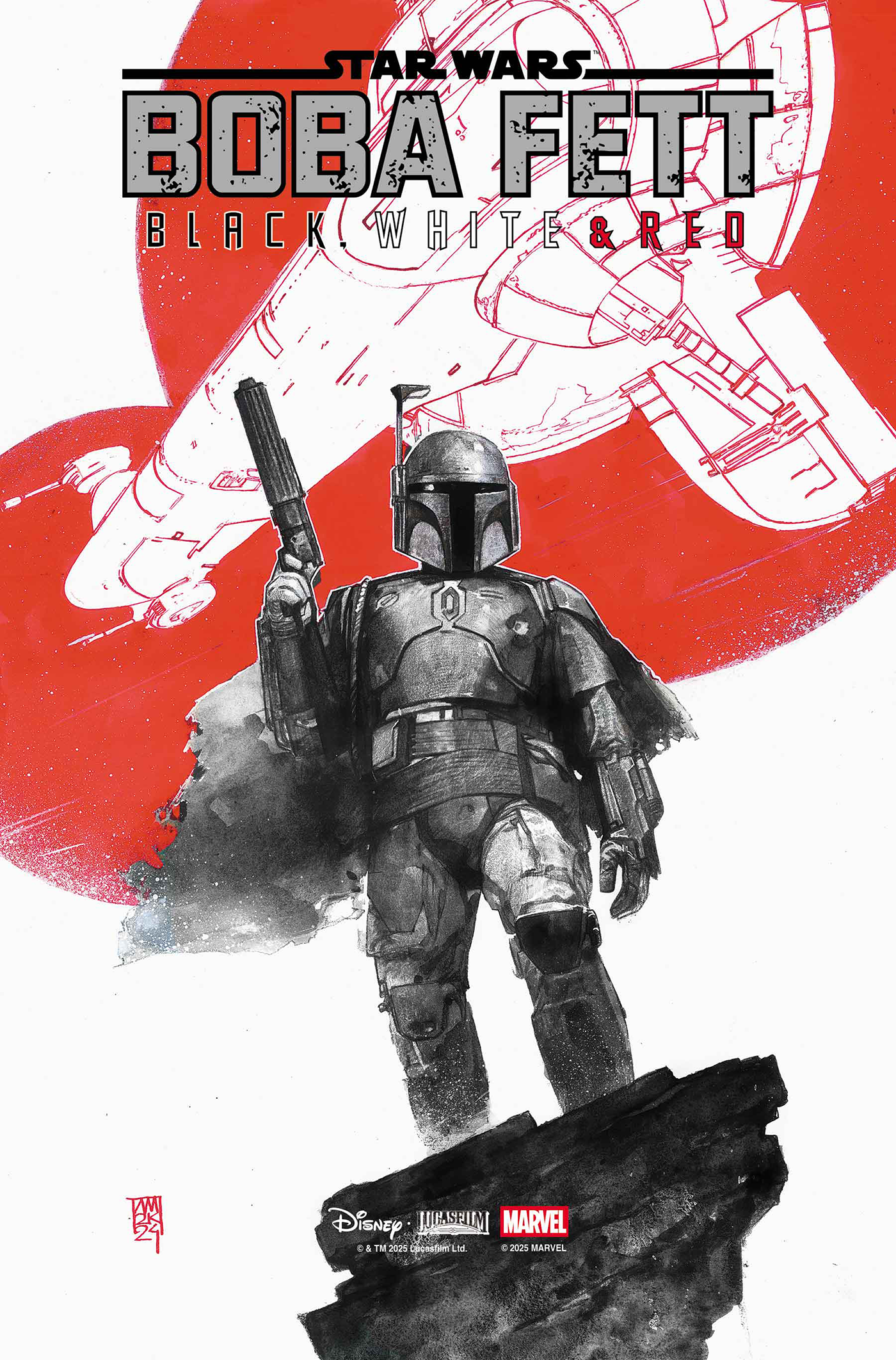 Star Wars: Boba Fett - Black, White & Red