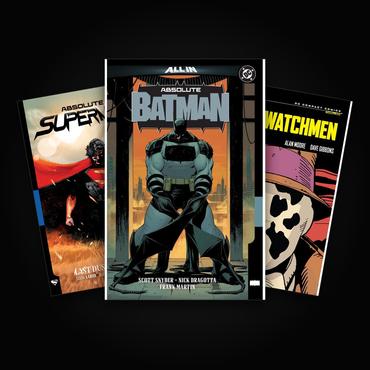 DC Comics komiksai – Absolute Batman, Absolute Superman ir Watchmen