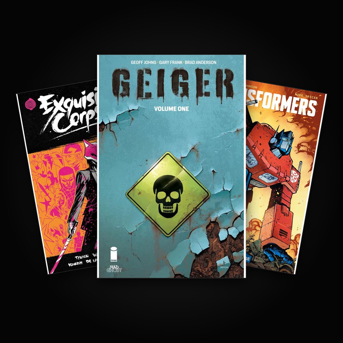 Image Comics komiksai – Geiger, Exquisite Corpses ir Transformers