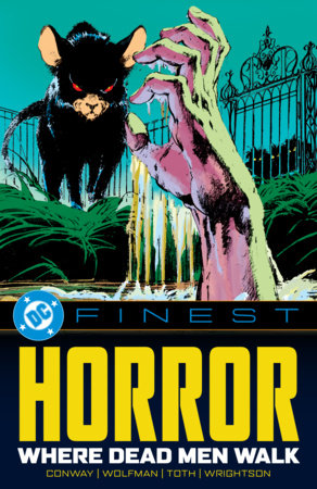 DC Finest: Horror: Where Dead Men Walk – siaubo komiksų rinkinio viršelis